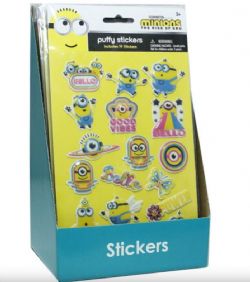 AUTOCOLLANTS GONFLÉS (PUFFY) MINIONS